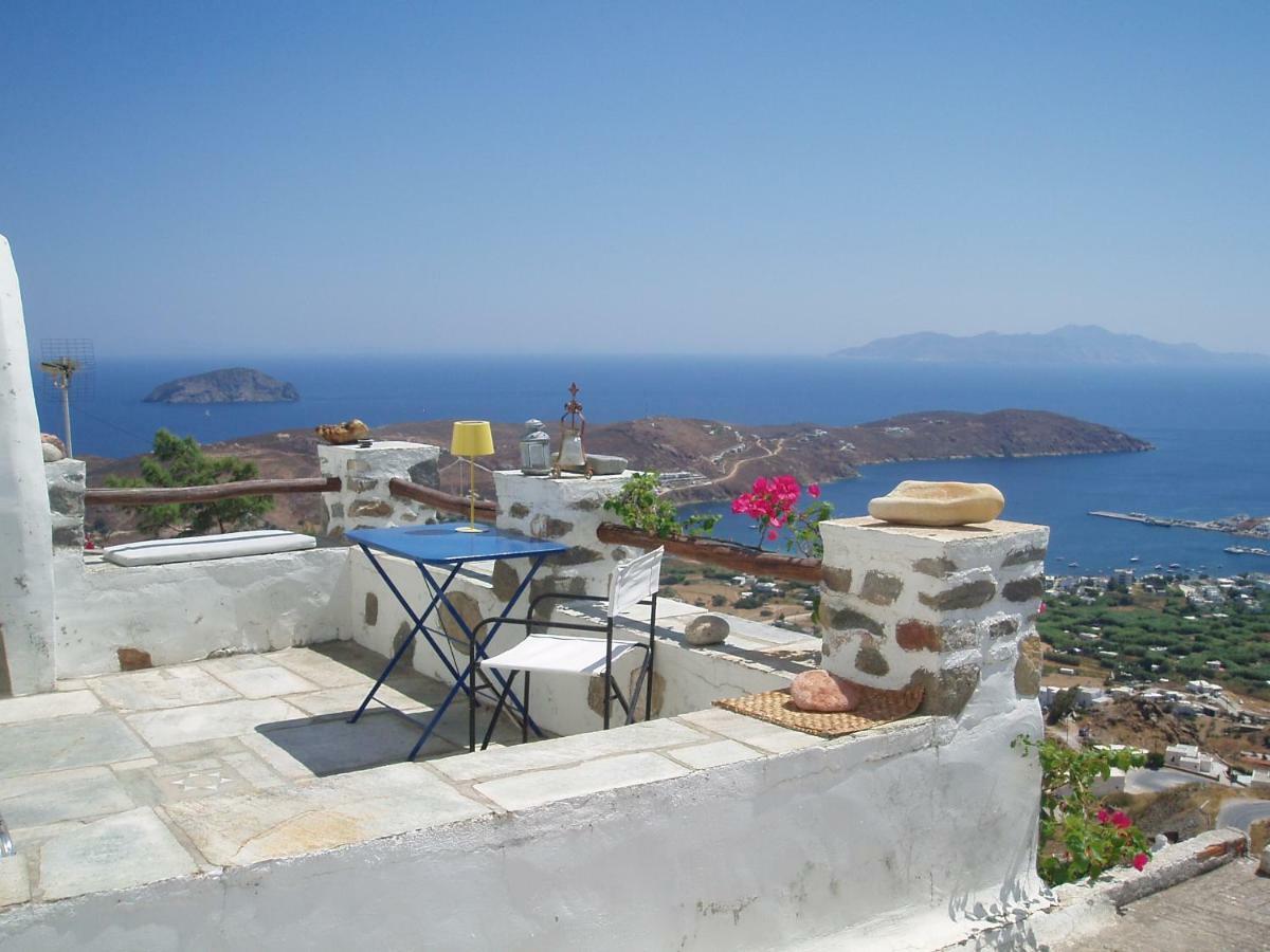 Traditional Stone House With Breathtaking View Serifos Town Экстерьер фото