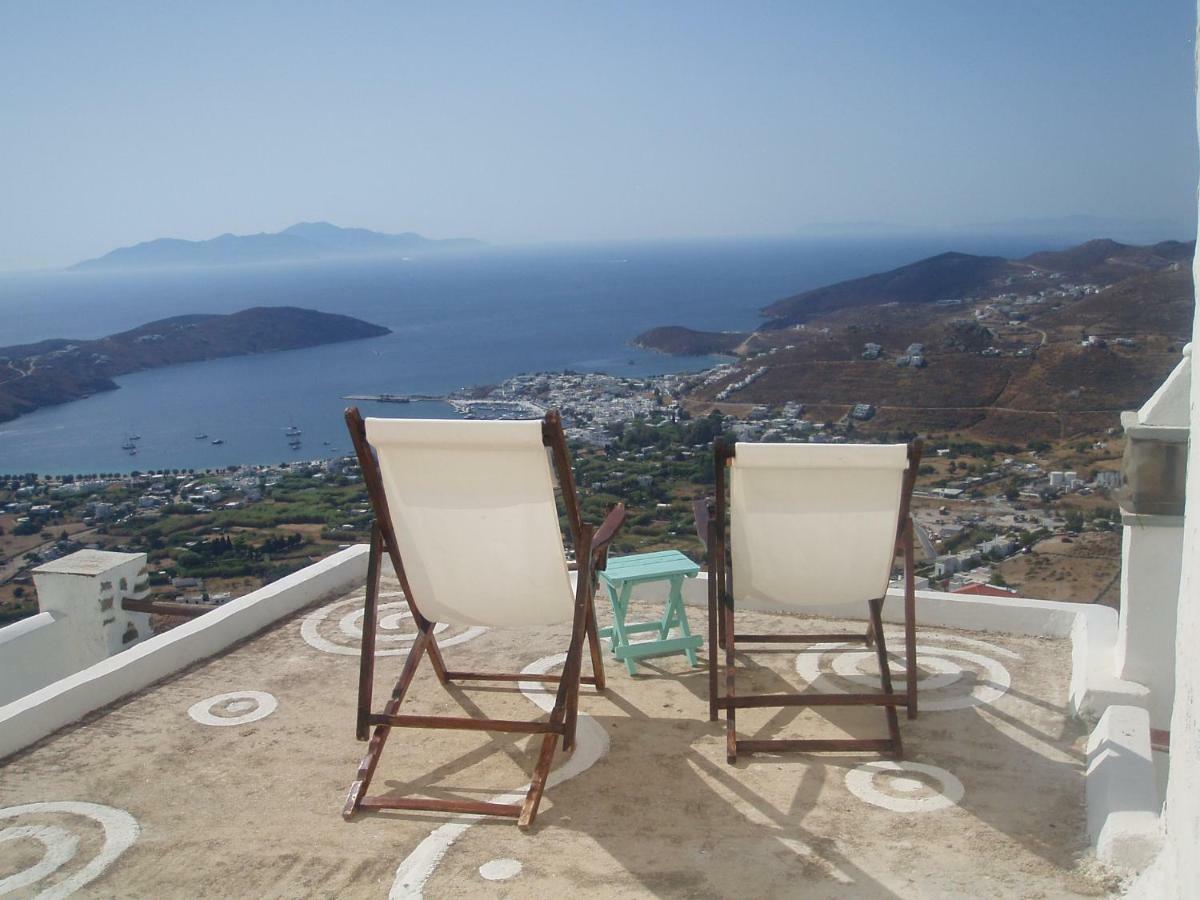 Traditional Stone House With Breathtaking View Serifos Town Экстерьер фото